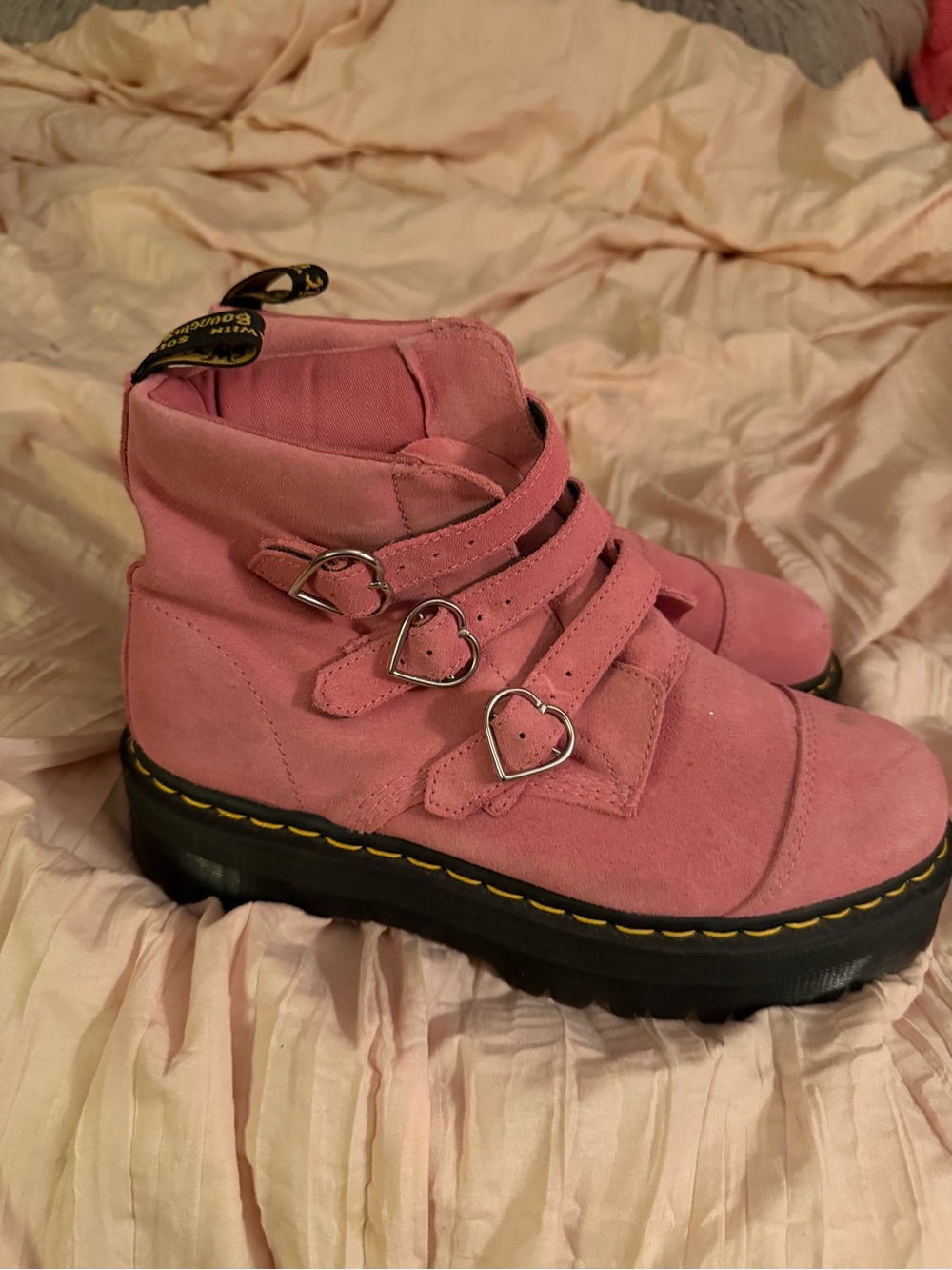Dr. Martens x Lazy Oaf Pink Suede — US 10 — VERY RARE/LIMITED EDITION